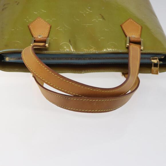 LOUIS VUITTON Monogram Vernis Houston Hand Bag Baby Blue M91005 - Picture 7 of 13